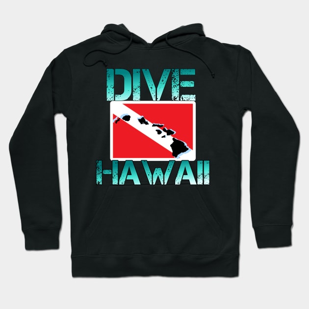 Scuba dive Hawaii Hoodie by Coreoceanart